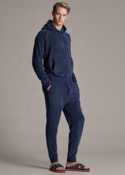 Joggers Ralph Lauren Hombre Azul Marino - Fleece - WONXH7938